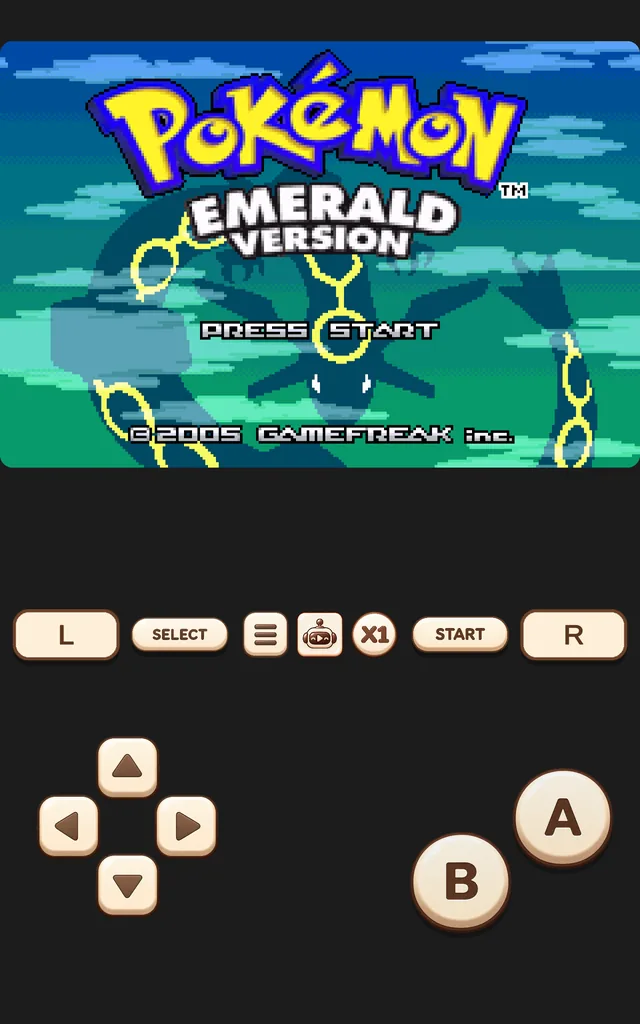 Portrait: the game on top, controls below.